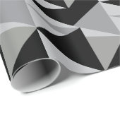 Farbiges Dreiecke-Muster Geschenkpapier (Rolleneckpunkt)