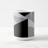 Farbiges Dreiecke-Muster Kaffeetasse (Mittel)