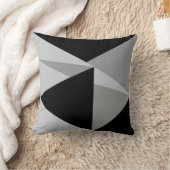 Farbiges Dreiecke-Muster Kissen (Decke)