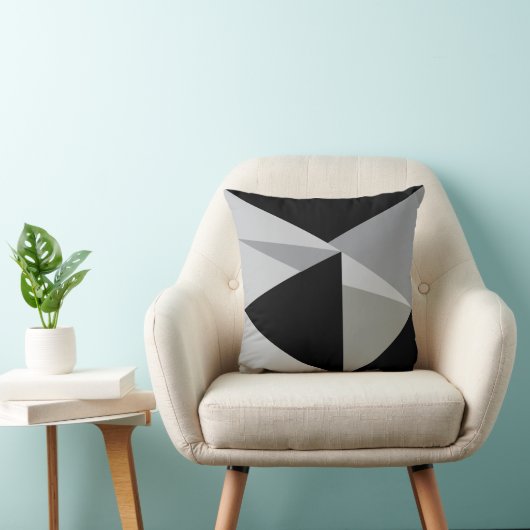 Farbiges Dreiecke-Muster Kissen (Stuhl )