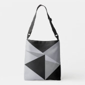 Farbiges Dreiecke-Muster Tragetaschen Mit Langen Trägern (Rückseite)
