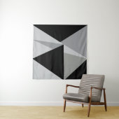 Farbiges Dreiecke-Muster Wandteppich (Beispiel)