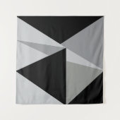 Farbiges Dreiecke-Muster Wandteppich (Vorderseite)