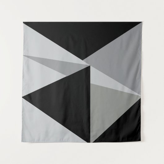 Farbiges Dreiecke-Muster Wandteppich (Vorderseite)