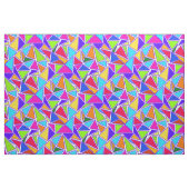 Farbiges Dreiecks-Muster-Stoff Stoff (Fat Quarter (45,7 x 55,9 cm))