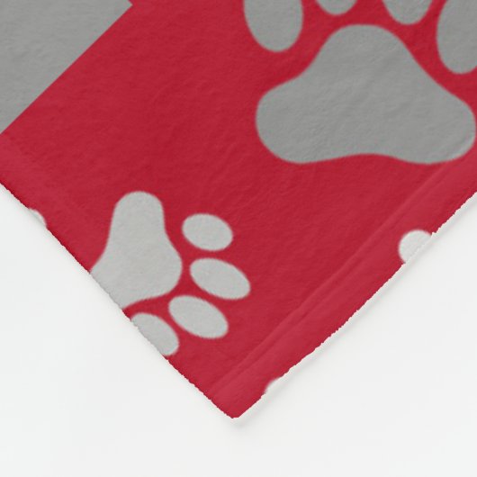 Farbiges Druckmuster Muster Pet Name Red Fleece Pe (Ecke)