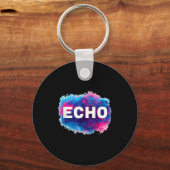 Farbiges Echo Look Schlüsselanhänger (Vorderseite)
