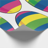 Farbiges Ei Geschenkpapier (Ecke)
