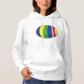 Farbiges Ei Hoodie (Vorderseite)