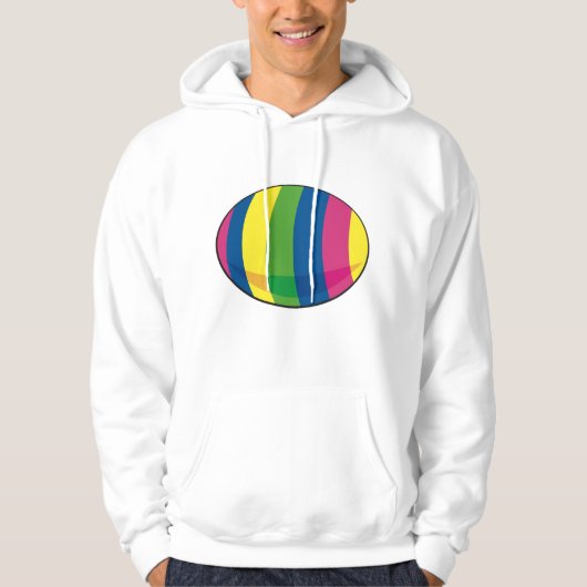 Farbiges Ei Hoodie (Vorderseite)