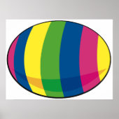 Farbiges Ei Poster (Vorne)