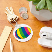 Farbiges Ei Schlüsselanhänger