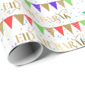 farbiges eid mubarak Packpapier (Rolleneckpunkt)