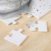 Farbiges Einhornkaninchen Puzzle (Seite)