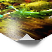 Farbiges Einhornpferd im Wald-46567 Fotodruck (Ecke)