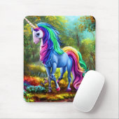 Farbiges Einhornpferd im Wald-46567 Mousepad (Mit Mouse)