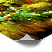 Farbiges Einhornpferd im Wald-46567 Poster (Ecke)