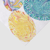 Farbiges elegantes Ostereierpapier Seidenpapier (Ausschnitt)