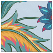 Farbiges ethnisches Paisley-Muster Stoff (Nahaufnahme)