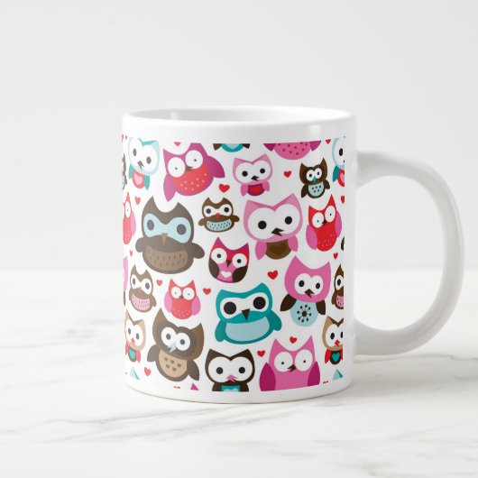 Farbiges Eukalypt Jumbo-Tasse (Rechts)