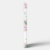 Farbiges Eukalyptusmuster für Kinder Case-Mate iPhone Hülle (Rückseite / Links)