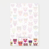 Farbiges Eukalyptusmuster für Kinder Post-it Klebezettel (Vorderseite)