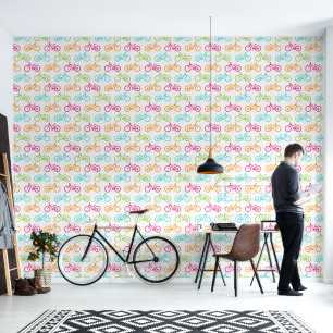 Farbiges Fahrraddesign Tapete