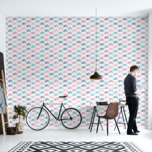 Farbiges Fahrraddesign Tapete