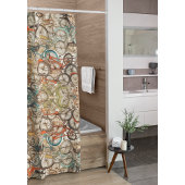 Farbiges Fahrradmuster Duschvorhang