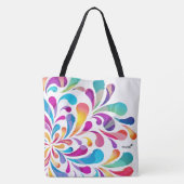 Farbiges Fallmuster | Motivationsangebot Tasche (Rückseite)