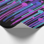 Farbiges Faltpapier für Punkte und Tropfen Geschenkpapier (Ecke)