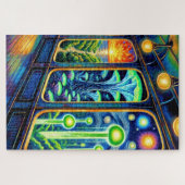 Farbiges Fantasieland Puzzle (Horizontal)