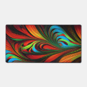 Farbiges Feathery-Fraktal Schreibtischunterlage (Vorderseite)