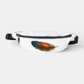 Farbiges Federdesign Bauchtasche (Vorderseite)