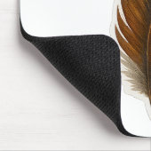 Farbiges Federdesign Mousepad (Ecke)