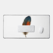 Farbiges Federdesign Schreibtischunterlage (Tastatur & Maus)