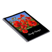 Farbiges Feld mit benutzerdefiniertem Text Notizblock (Rechte Seite)