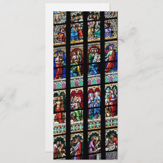 Farbiges Fenster aus festem Glas (Vorne/Hinten)