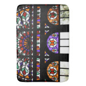 Farbiges festes Glas Badematte (Vorderseite Vertikal)