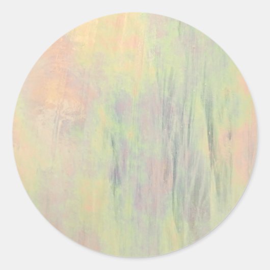 Farbiges festes Glas Runder Aufkleber (Vorderseite)