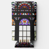 Farbiges festes Glas Selters Dosenkühler (Vorderseite)