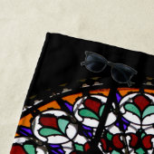 Farbiges festes Glas Strandtuch (Beispiel)