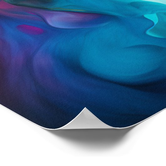 farbiges Feuer Poster (Ecke)