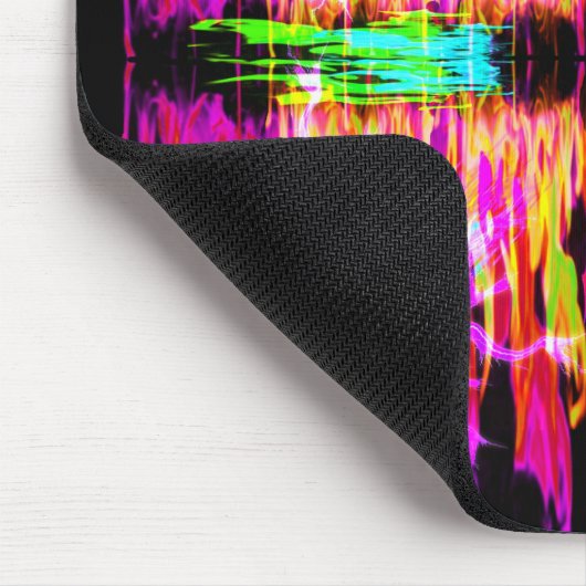 Farbiges Feuer und Sparks Mousepad (Ecke)