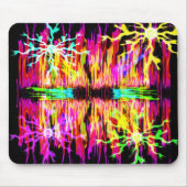 Farbiges Feuer und Sparks Mousepad (Vorne)