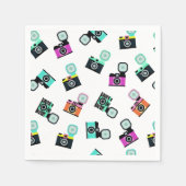 Farbiges Flash Camera Paper Napkins Serviette (Vorderseite)
