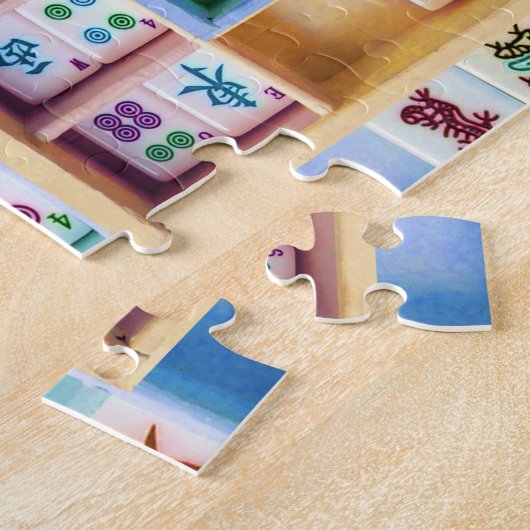 Farbiges Fliesen-Puzzlespiel Puzzle (Seite)