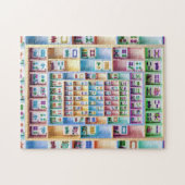 Farbiges Fliesen-Puzzlespiel Puzzle (Horizontal)