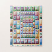 Farbiges Fliesen-Puzzlespiel Puzzle (Vertikal)