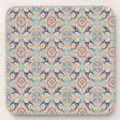 Farbiges Fliesendesign Getränkeuntersetzer (Vorderseite)